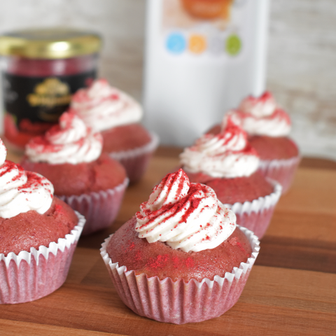 Cupcake de Framboesa - Fidu | Alimentos Inclusivos