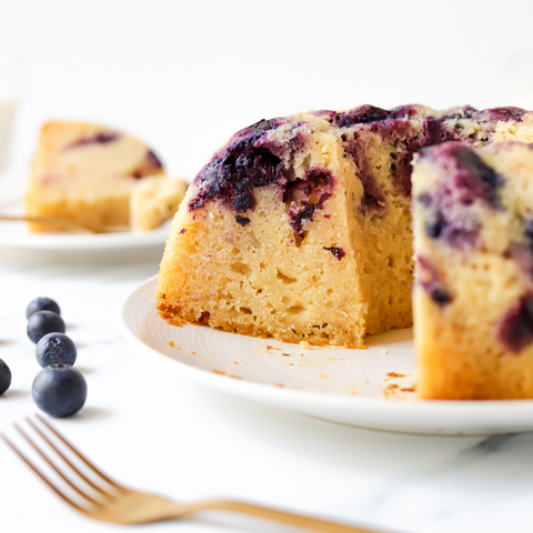 Bolo de Limão e Mirtilos _ Receita de Matilde Sunshine