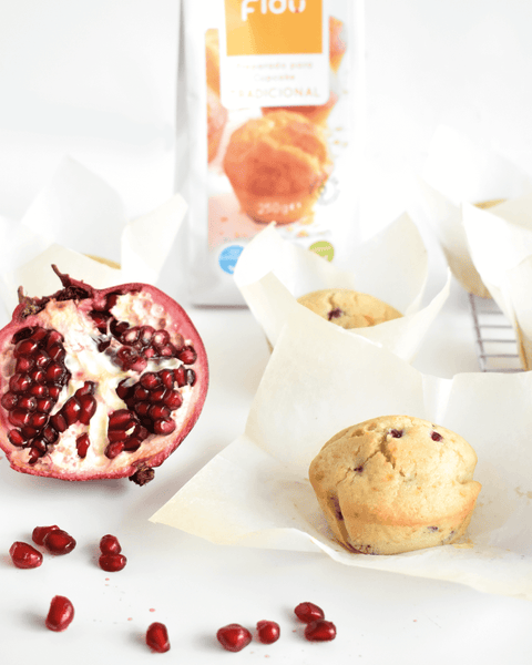 Muffins Romã - Fidu | Alimentos Inclusivos