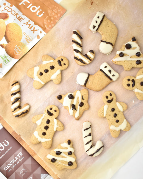 Fidu | Receita Bolachas de Natal sem glúten, sem ovo, sem leite