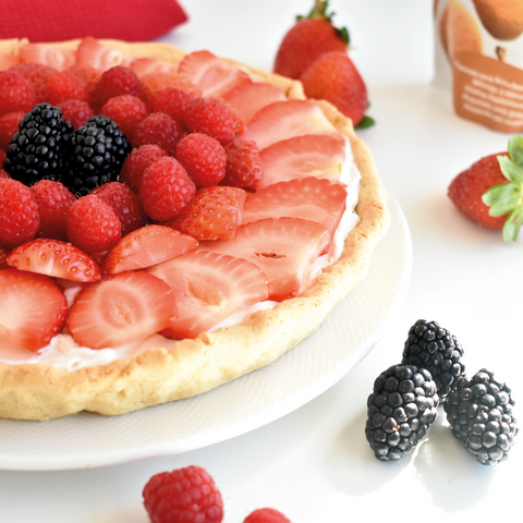 Tarte de Frutos vermelhos - Fidu | Alimentos Inclusivos