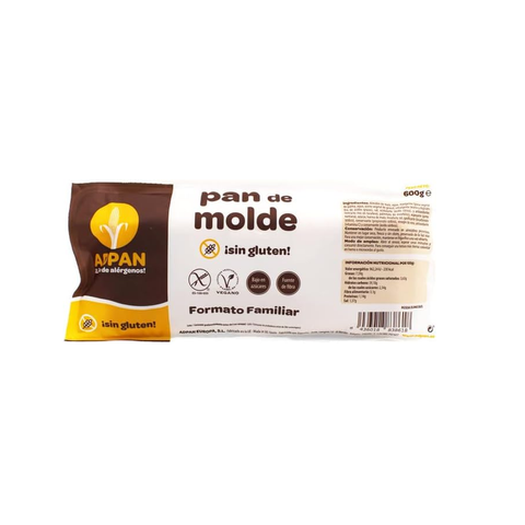 Pão de Forma sem glúten 600g - Adpan