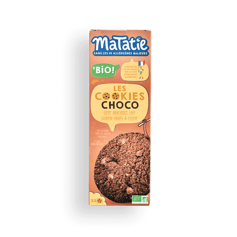 Bolachas de Chocolate com Pepitas BIO (8x20g) - Matatie