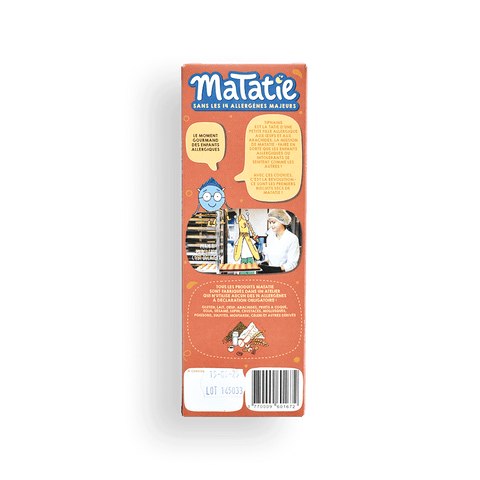 Bolachas de Chocolate com Pepitas BIO (8x20g) - Matatie