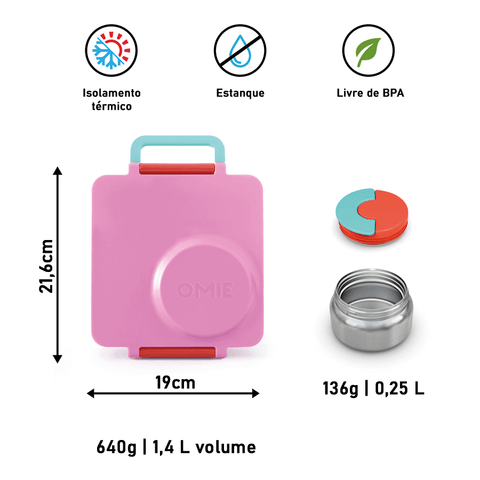 OmieBox - Lancheira térmica para criança