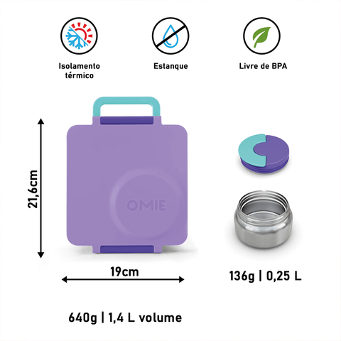 OmieBox - Lancheira térmica para criança