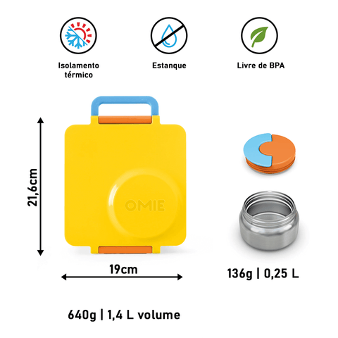 OmieBox - Lancheira térmica para criança