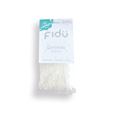 Sprinkles Granulado Branco Fidu 2x40g