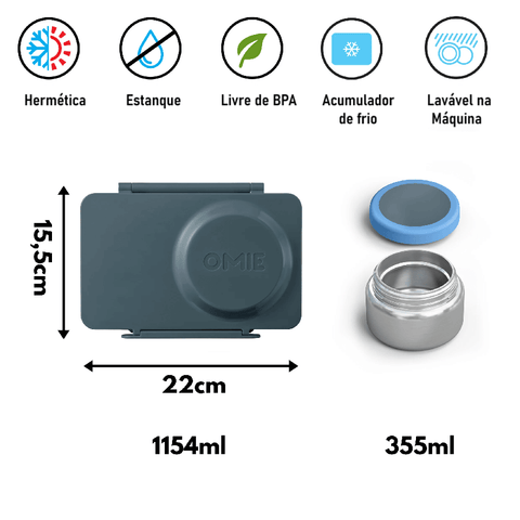 Lancheira OmieUP Graphite - Fidu