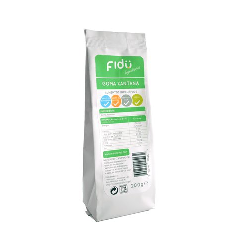 Goma Xantana 200g - Fidu | Alimentos inclusivos