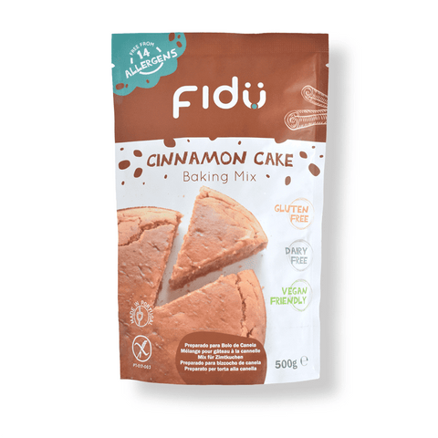 Preparado para Bolo de Canela 500g - Fidu | Alimentos inclusivos